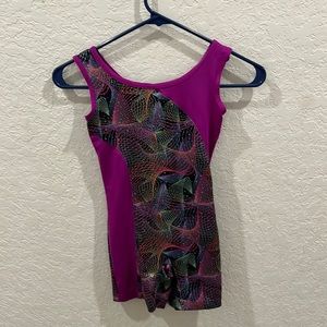 Purple galaxy leotard